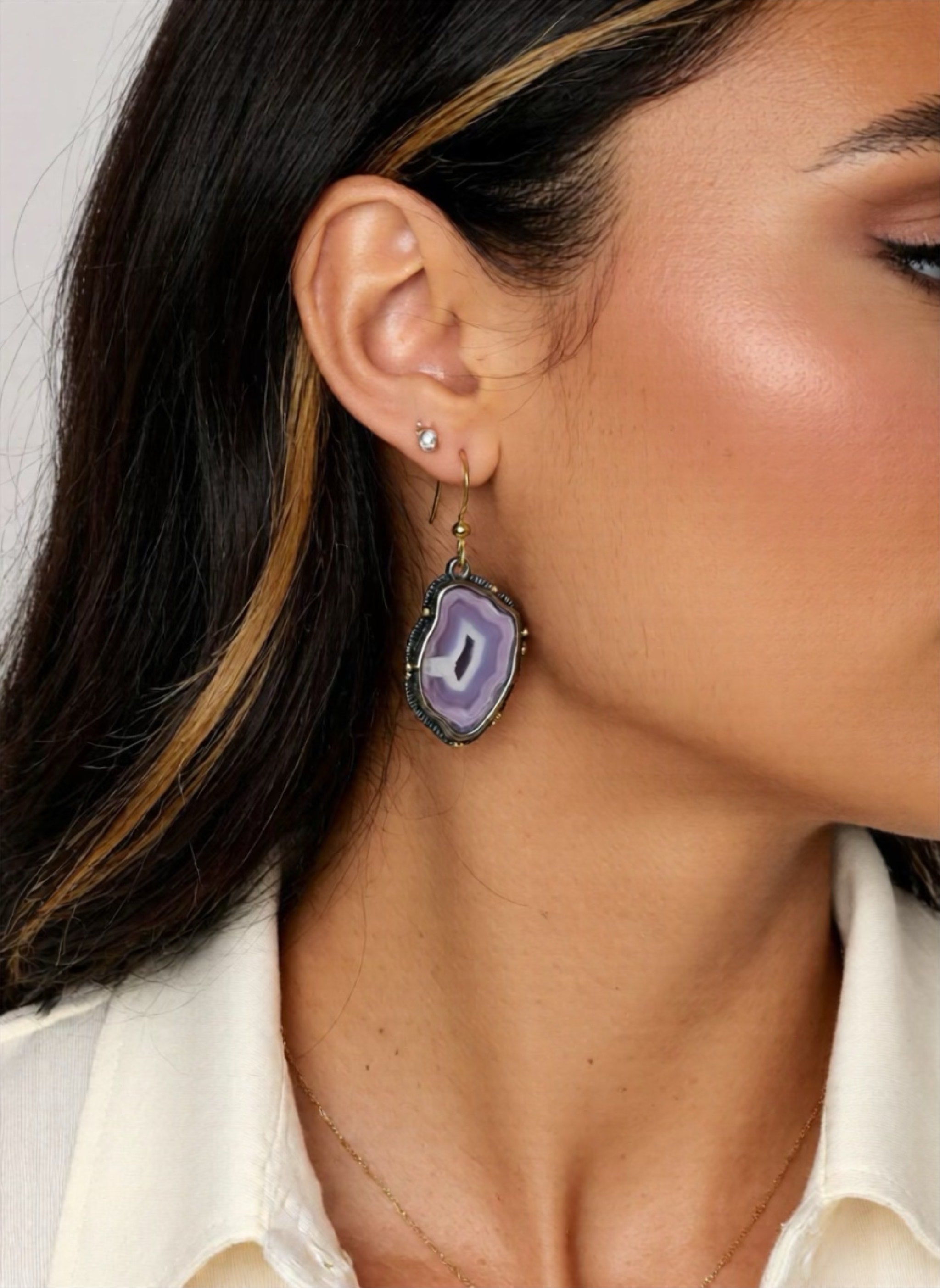 Agate Earrings