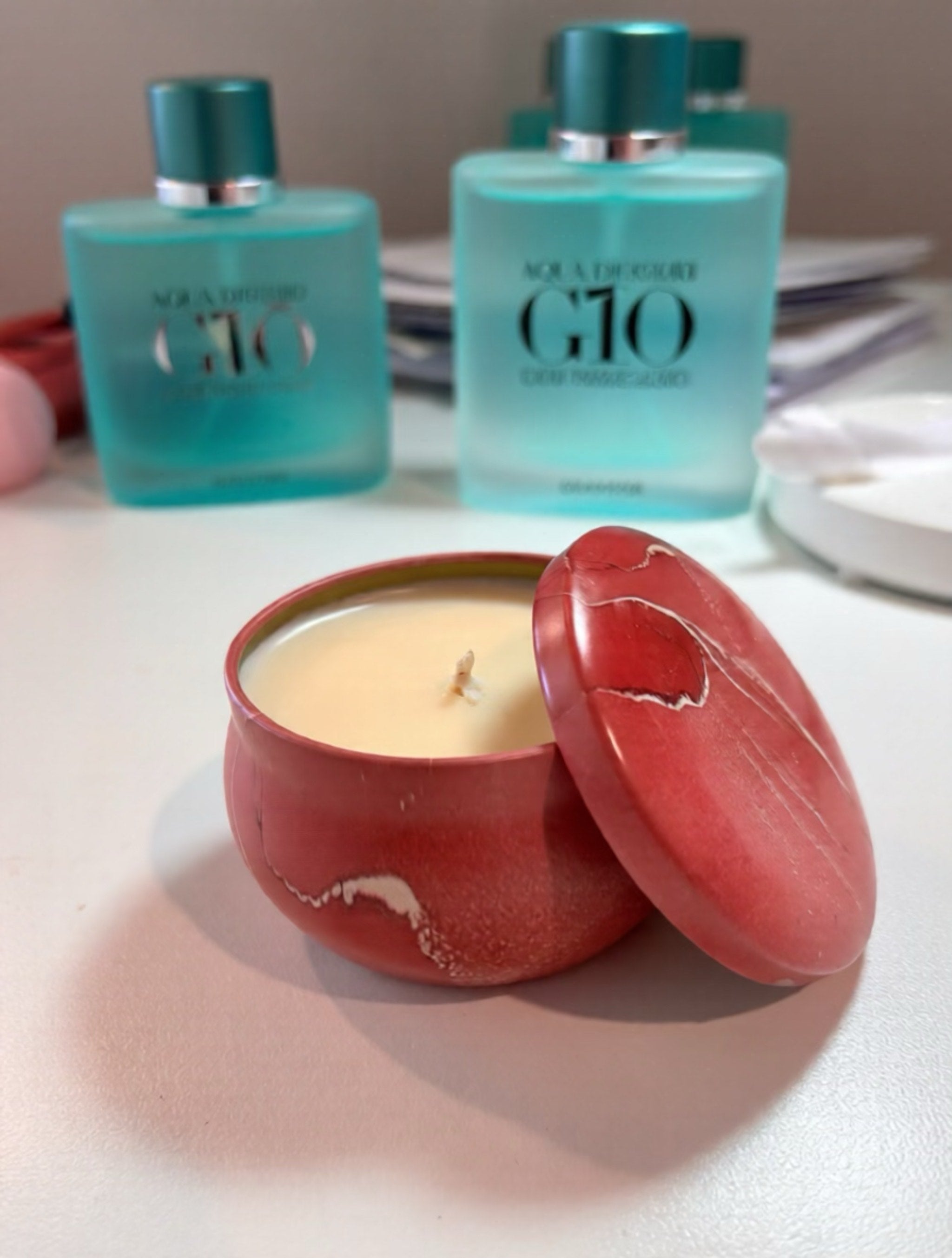 Soy Wax Candle 120g Aqua Di Gio Fragrance