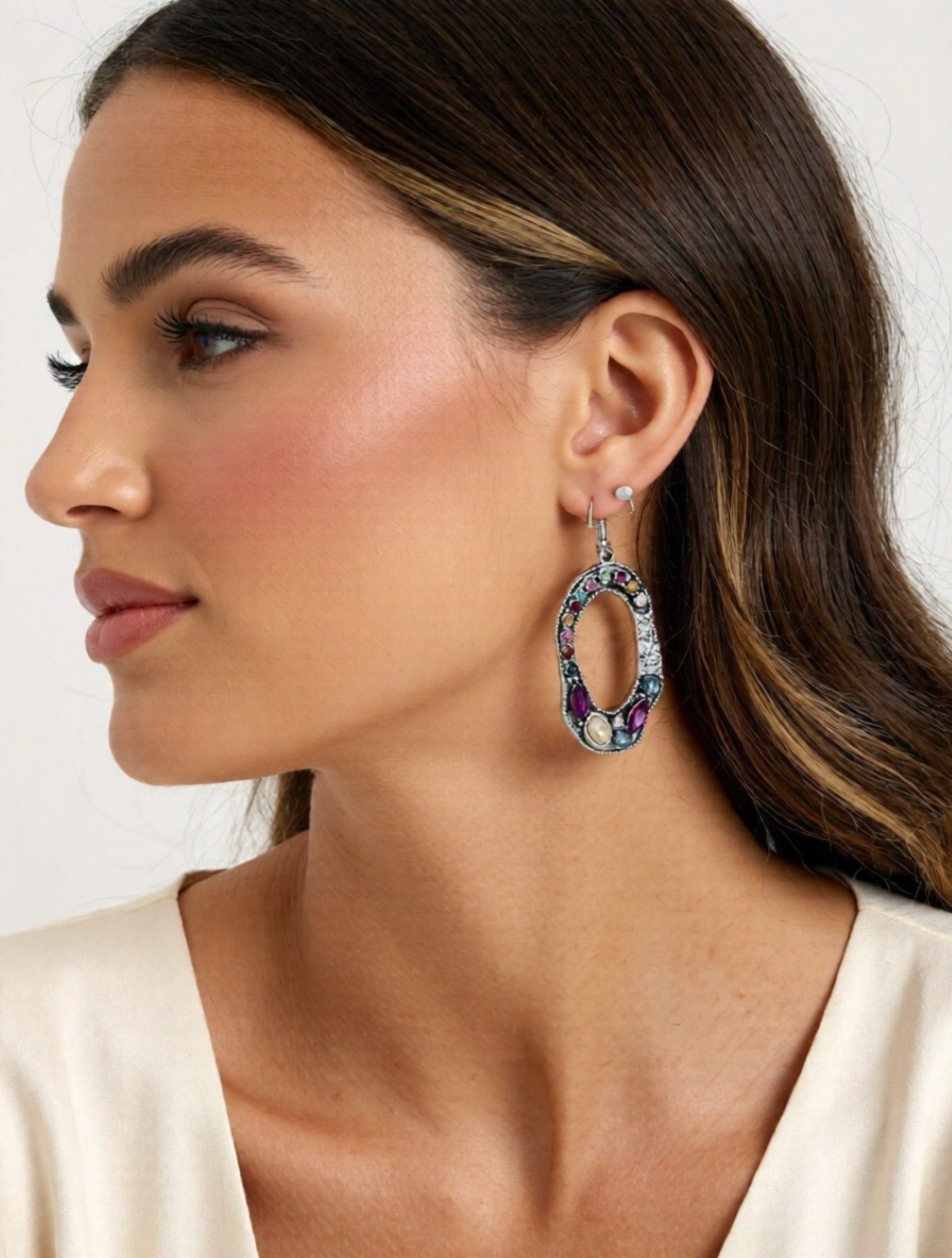 Fashion Earrings Casual Look