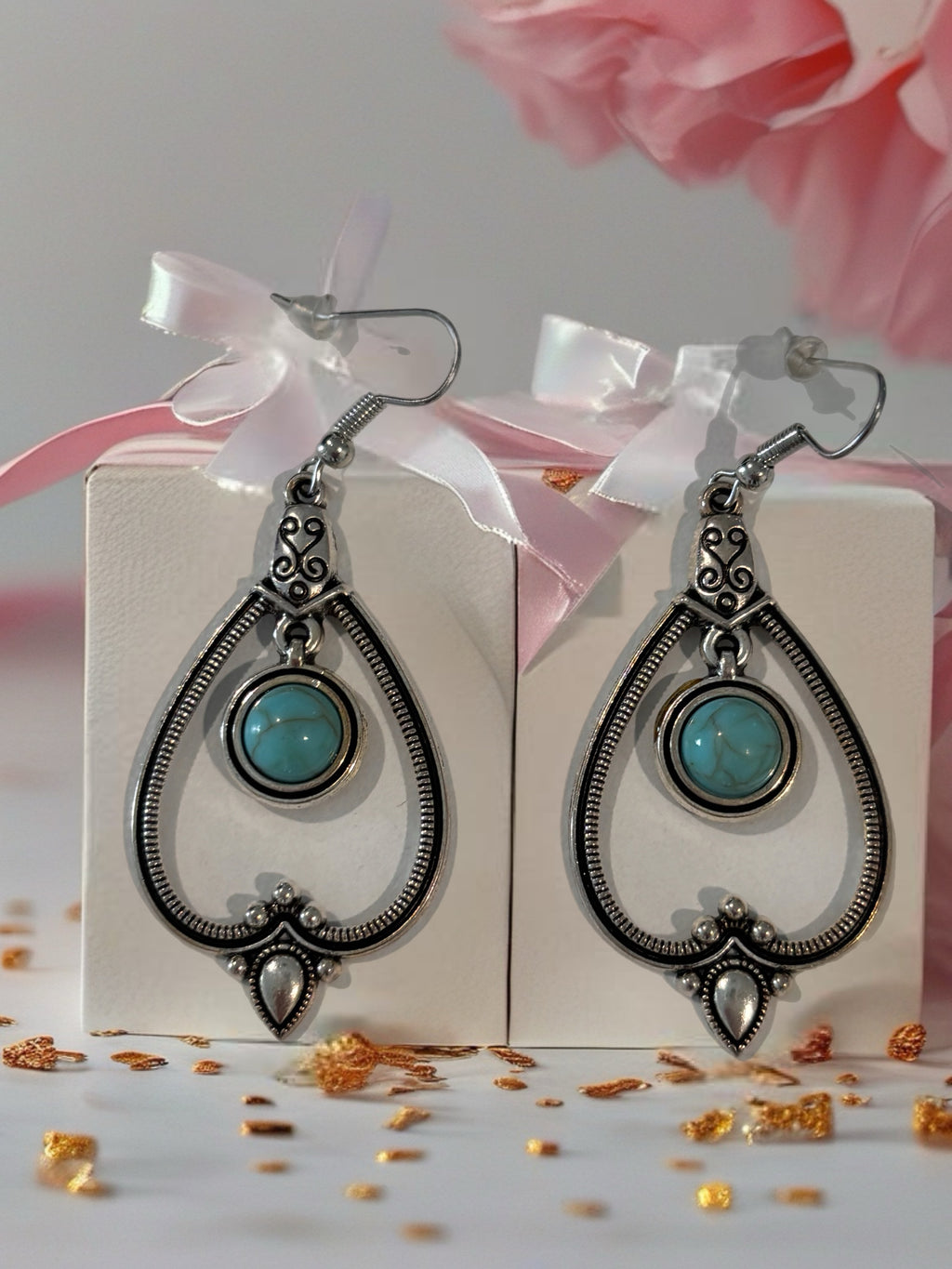 Boho Turquoise Earrings