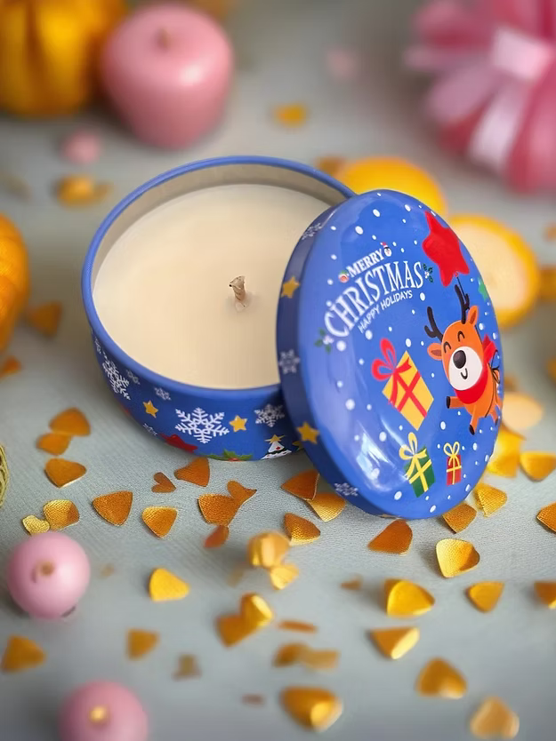 Soy Wax Candle 60ml Coconut & Peach Christmas Collection