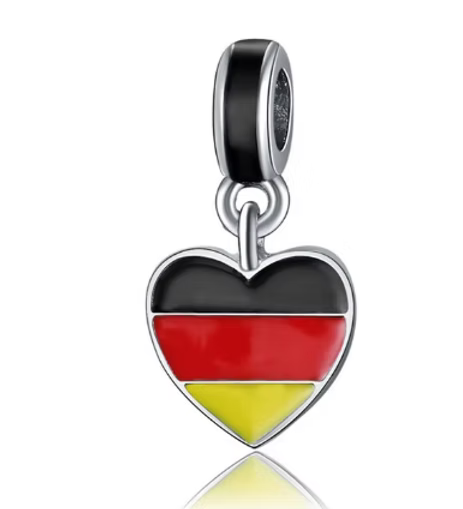 Germany Flag Charm Bracelet