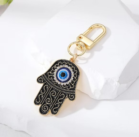 Hand of Hamsa Keyring