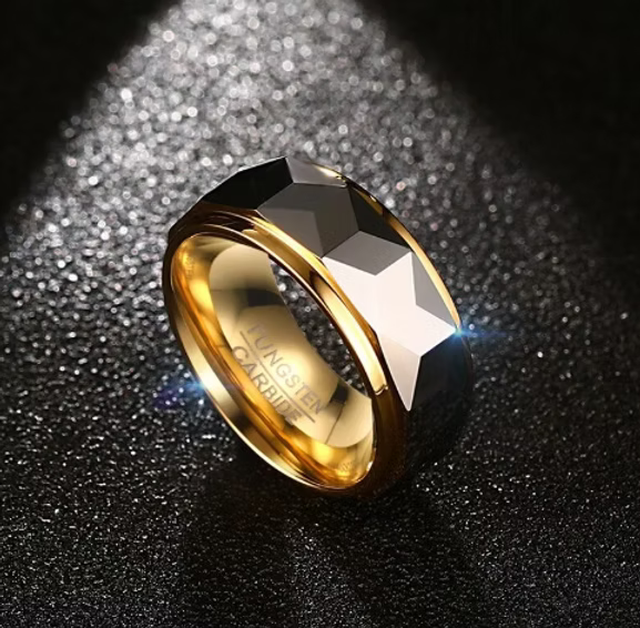 Tungsten Ring Goldplated
