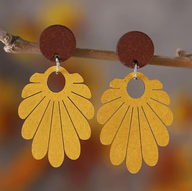 Dangle Wood Earrings